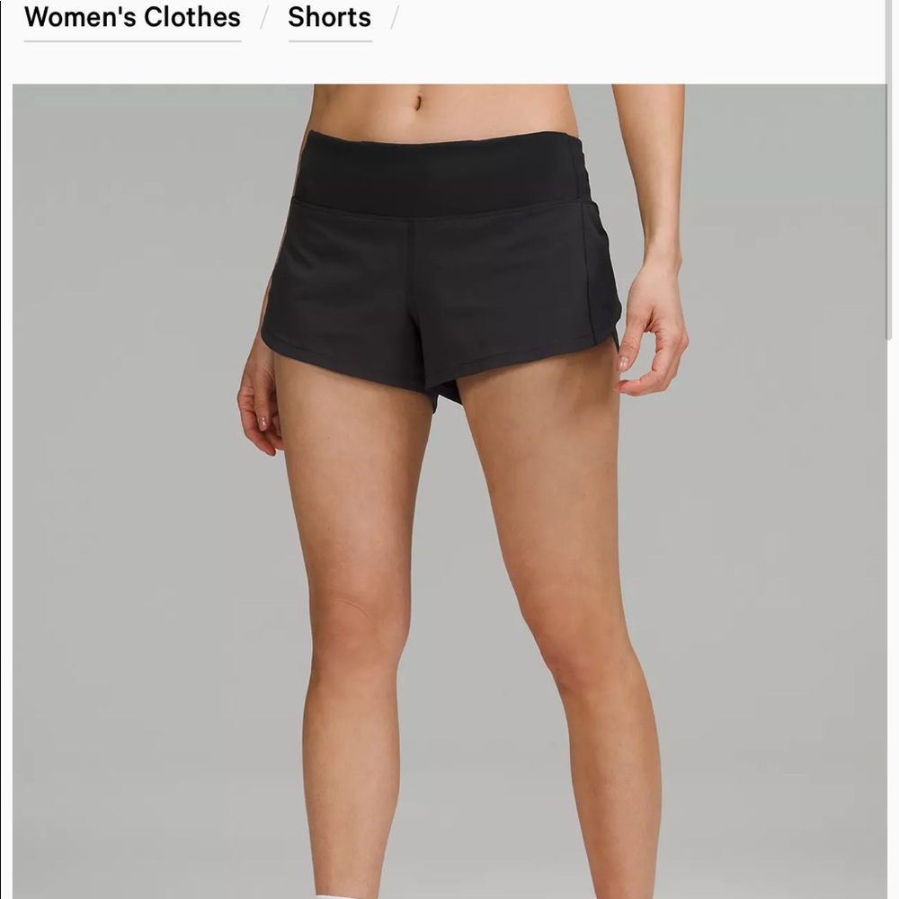 Speed Up Low Rise Lined Shorts 2.5